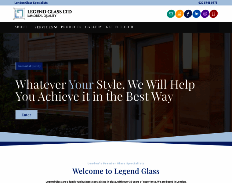 Legendglass.co.uk thumbnail