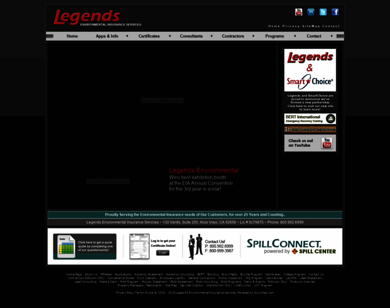 Legends-enviro.com thumbnail