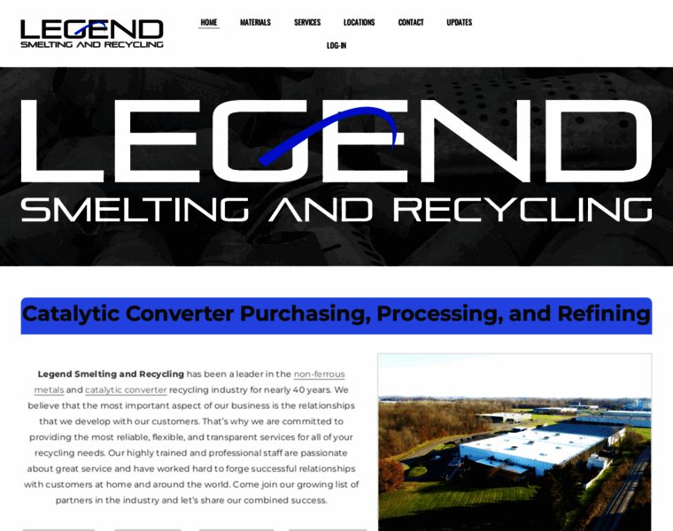 Legendsmeltingrecycling.com thumbnail