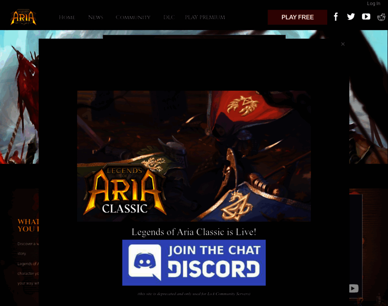 Legendsofaria.com thumbnail