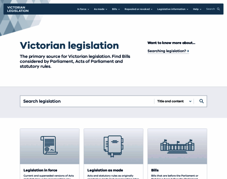 Legislation.vic.gov.au thumbnail