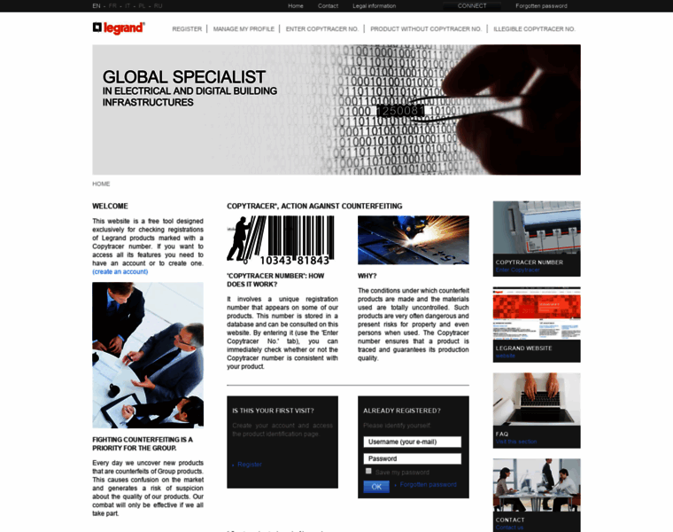 Legrand-copytracer.com thumbnail