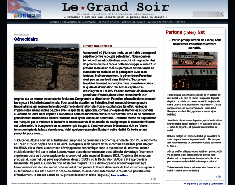 Legrandsoir.info thumbnail