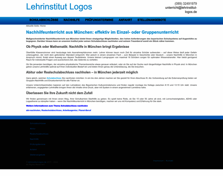 Lehrinstitut-logos.de thumbnail