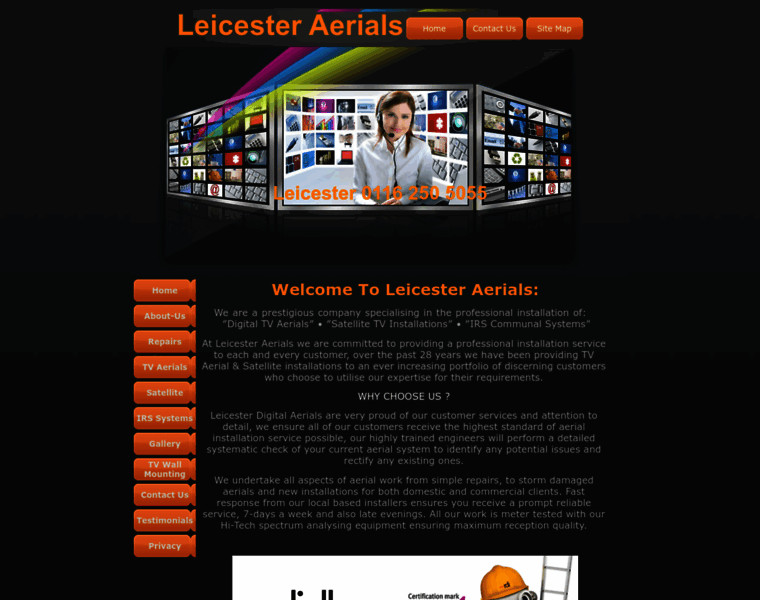 Leicesteraerials.co.uk thumbnail