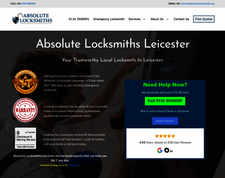 Leicesterlocksmiths.net thumbnail
