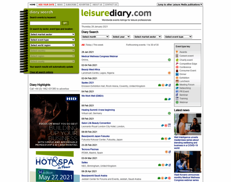 Leisurediary.com thumbnail