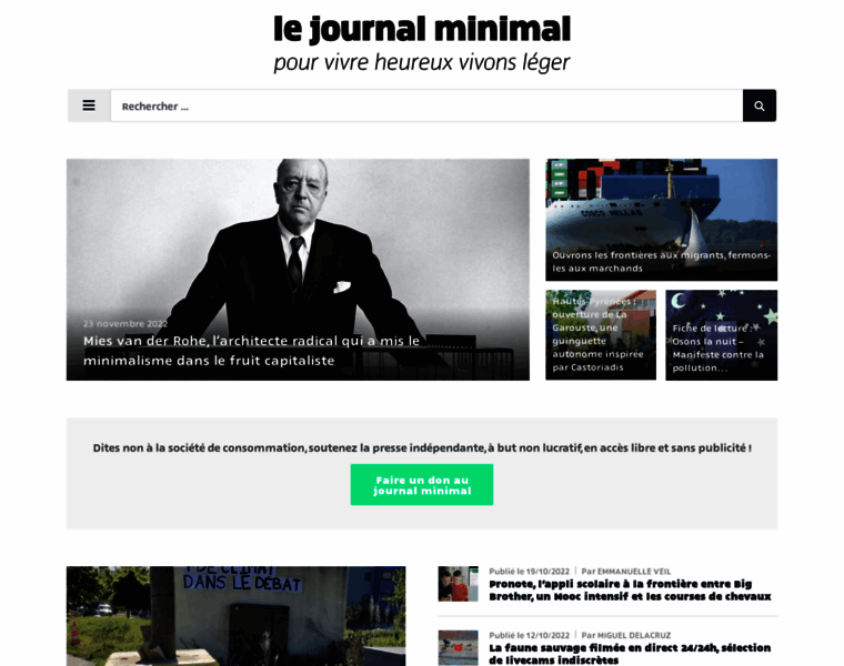 Lejournalminimal.fr thumbnail