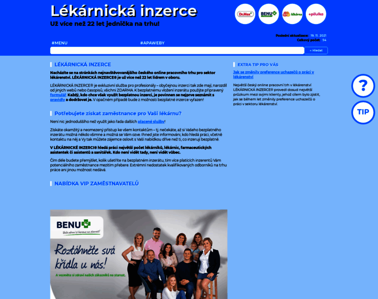 Lekarnickainzerce.cz thumbnail
