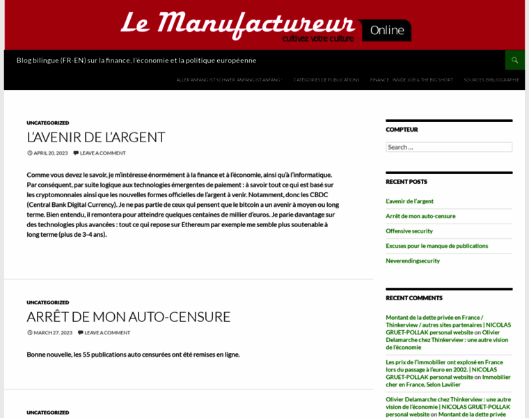 Lemanufactureur.fr thumbnail