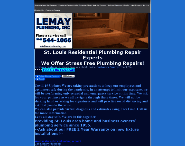 Lemayplumbing.com thumbnail