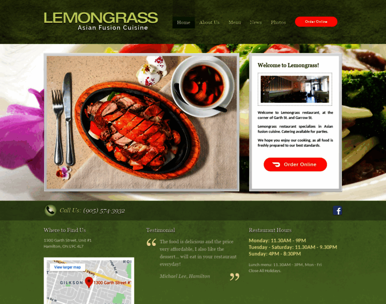 Lemongrassrestaurant.ca thumbnail