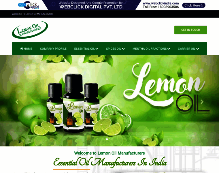 Lemonoilmanufacturers.com thumbnail