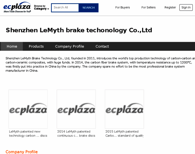 Lemythbraketechnology.en.ecplaza.net thumbnail