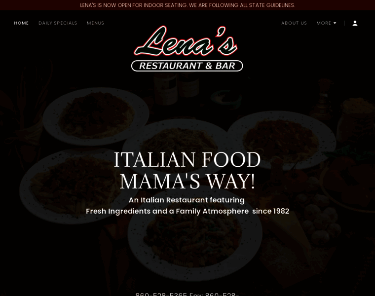 Lenas-restaurant.com thumbnail