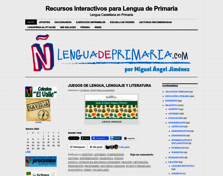 Lenguadeprimaria.com thumbnail