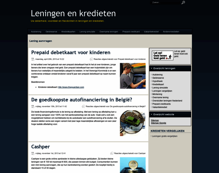 Leningen-en-kredieten.com thumbnail
