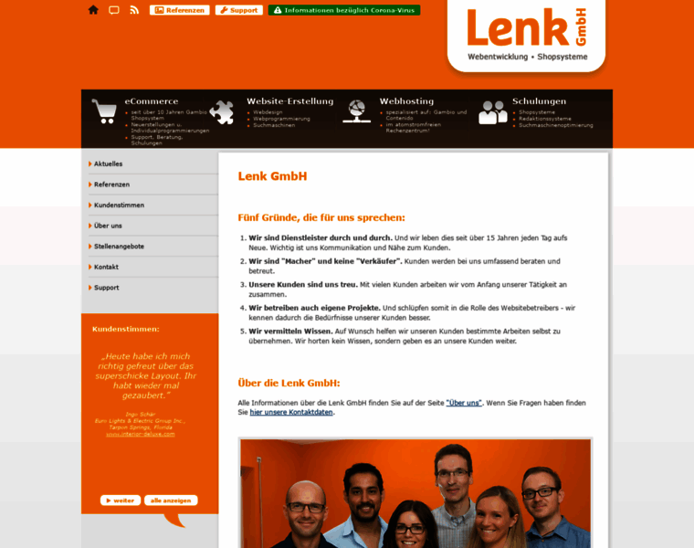 Lenk-webservice.de thumbnail