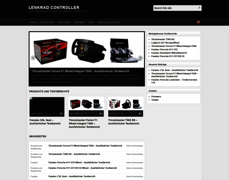 Lenkradcontroller.org thumbnail