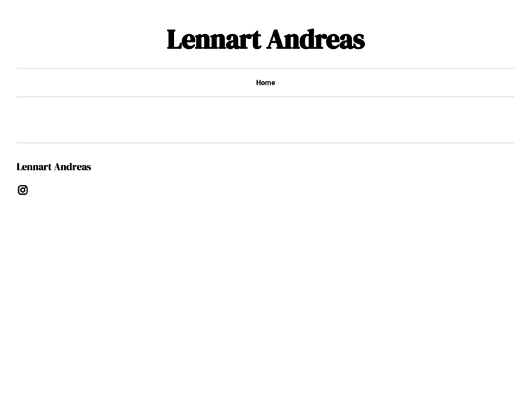 Lennartandreas.com thumbnail