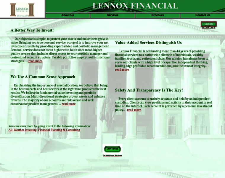 Lennoxfinancial.com thumbnail