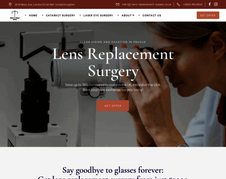 Lens-replacement-surgery.co.uk thumbnail