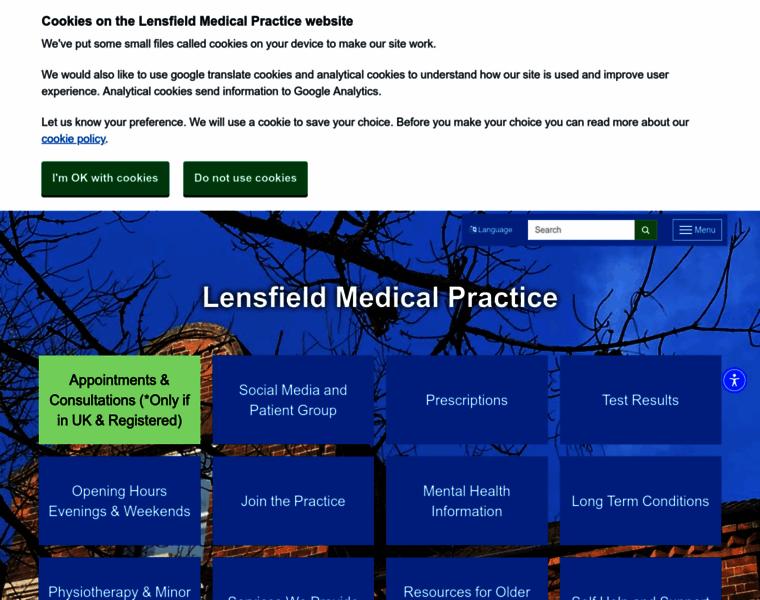 Lensfieldpractice.org thumbnail
