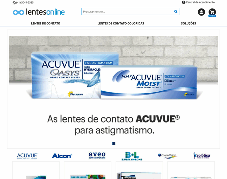 Lentesonline.com.br thumbnail