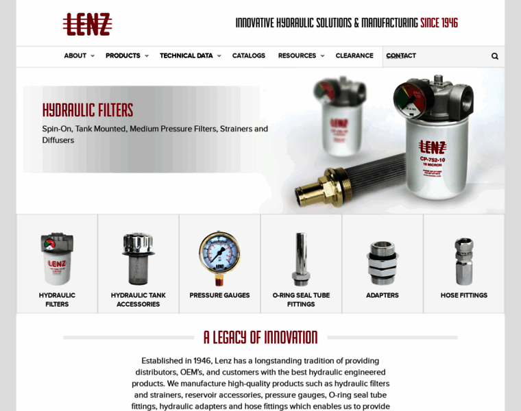 Lenzinc.com thumbnail