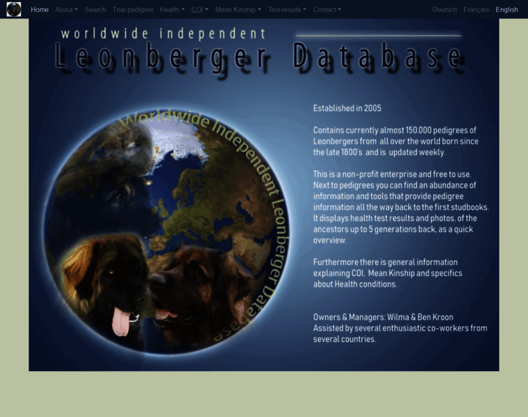 Leonberger-database.com thumbnail