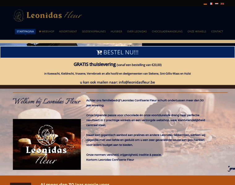 Leonidas-fleur.be thumbnail