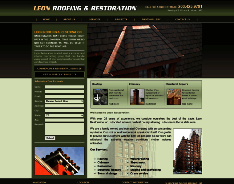 Leonrestoration.com thumbnail
