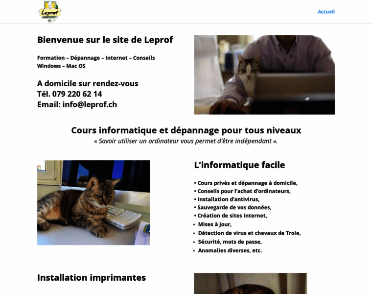 Leprof.ch thumbnail