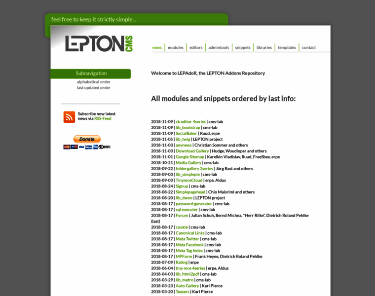 Lepton-cms.com thumbnail