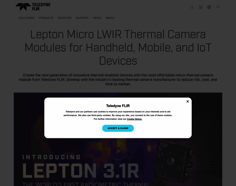 Lepton.flir.com thumbnail