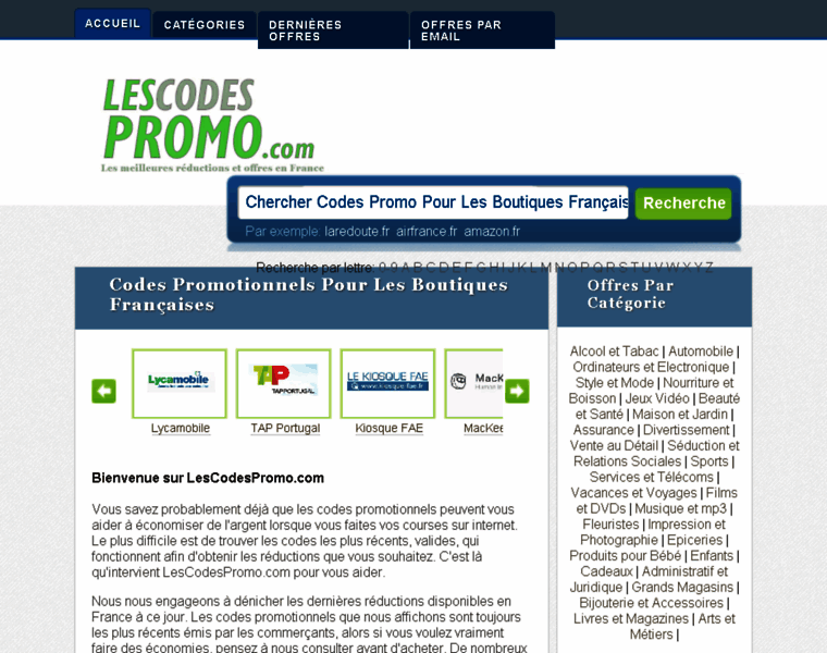Lescodespromo.com thumbnail