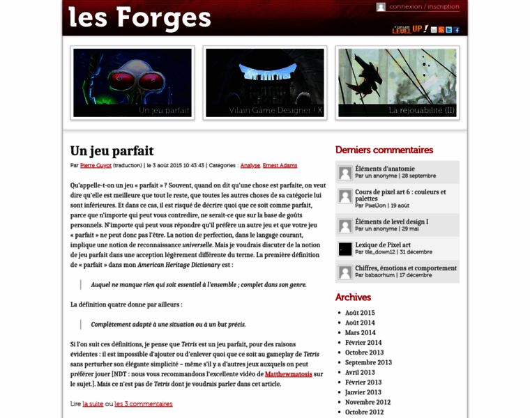 Lesforges.org thumbnail