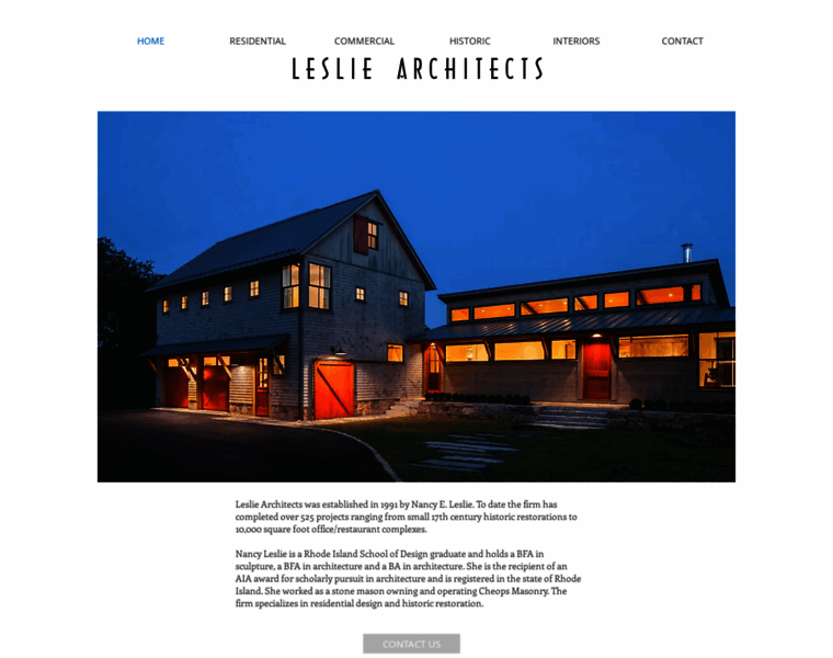 Lesliearchitects.com thumbnail