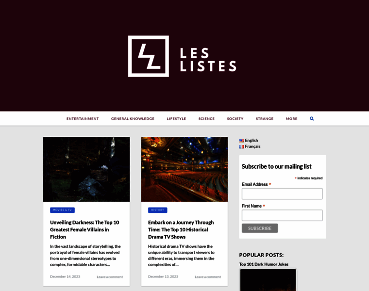 Leslistes.net thumbnail