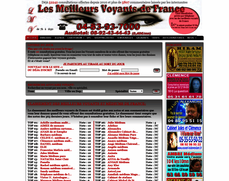 Lesmeilleursvoyants.fr thumbnail