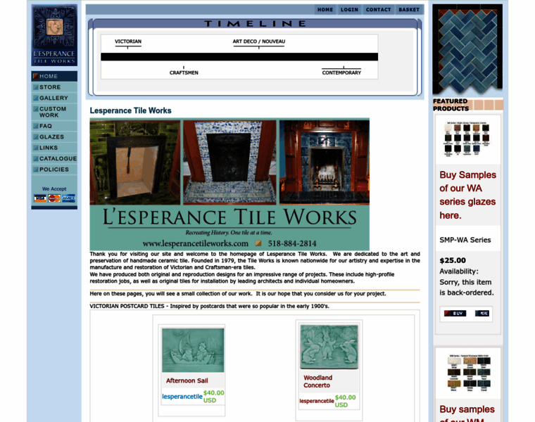 Lesperancetileworks.com thumbnail