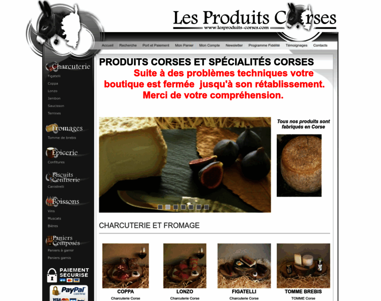 Lesproduits-corses.com thumbnail