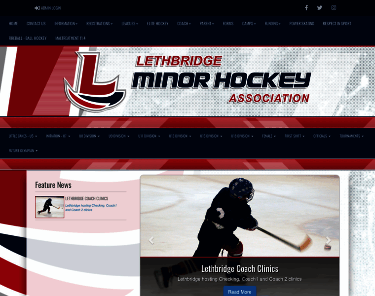 Lethbridgeminorhockey.com thumbnail