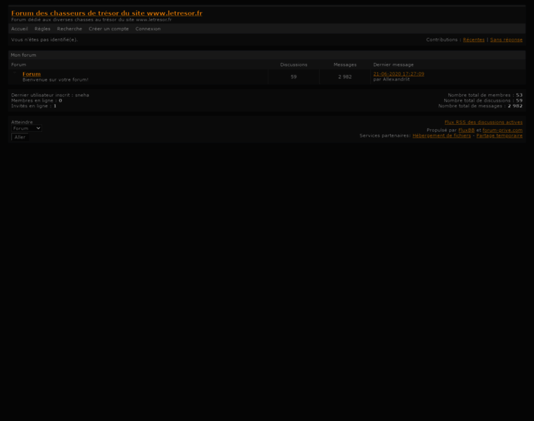 Letresor.123forum.fr thumbnail