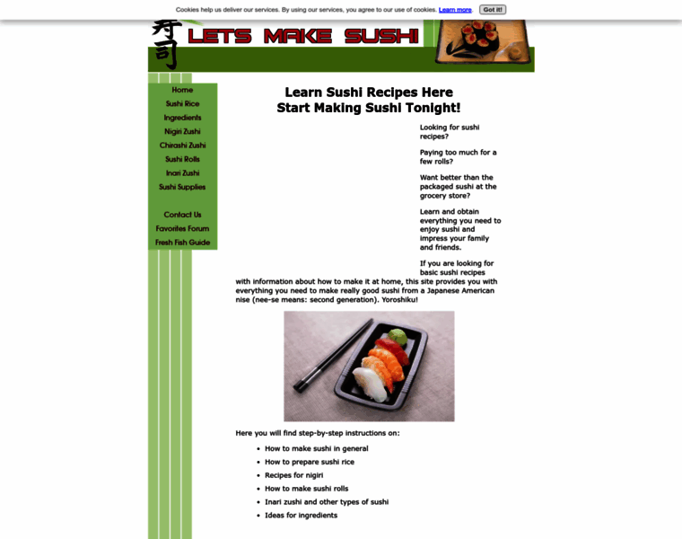 Lets-make-sushi.com thumbnail