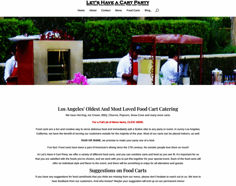 Letshaveacartparty.com thumbnail