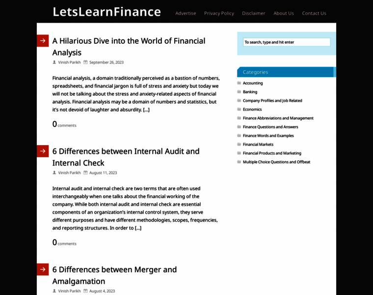 Letslearnfinance.com thumbnail