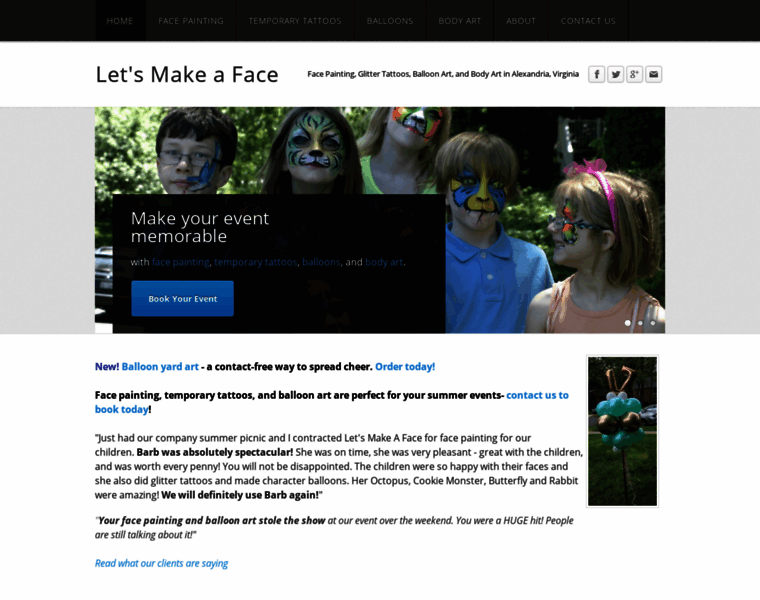 Letsmakeaface.com thumbnail