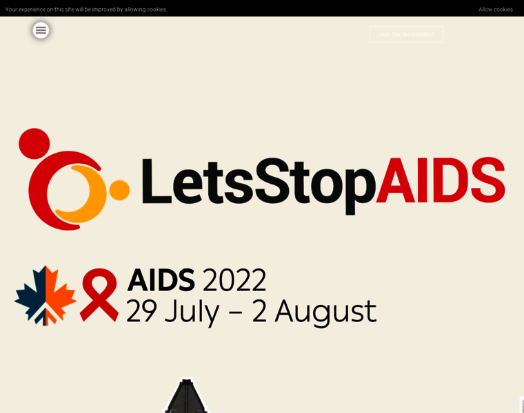 Letsstopaids.org thumbnail