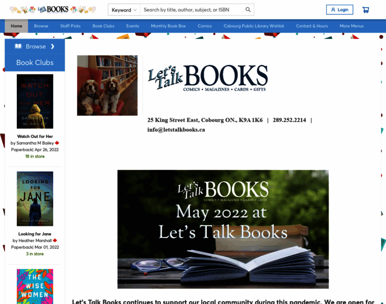 Letstalkbooks.ca thumbnail